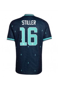 Saksa Angelo Stiller #16 Jalkapallovaatteet Vieraspaita MM-kisat 2026 Lyhythihainen